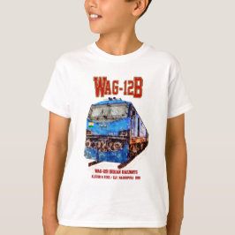 WAG-12B Lokomotive. Güterzug der indischen Eisenba T-Shirt