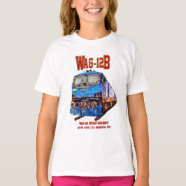 WAG-12B Lokomotive. Güterzug der indischen Eisenba T-Shirt