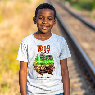 WAG-9 Lokomotive. Indischer Güterzug der Indian Ra T-Shirt