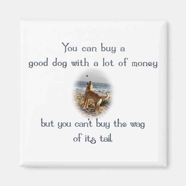 Wag des Schwanzes Magnet (Vorne)