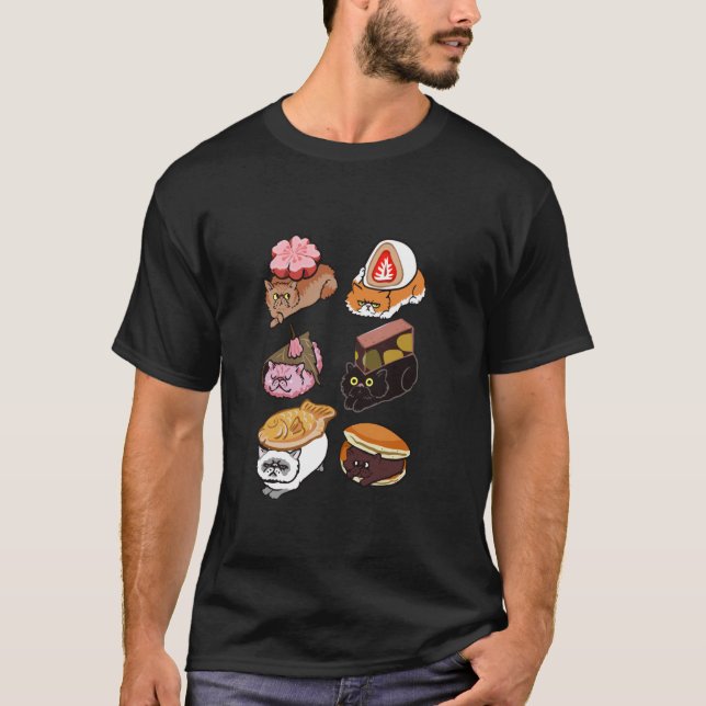 Wagashi Perserkatze T-Shirt (Vorderseite)