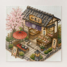 Wagashi-Shop Aquarell