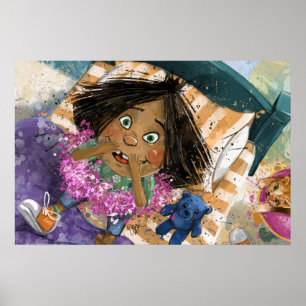 Wage nicht zu lachen poster