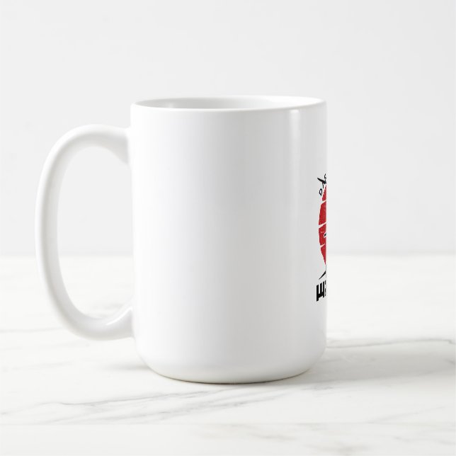 Wage. Träume. Handle. Kaffeetasse (Links)