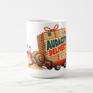 Wagemutige Lieferung Lustige Schnecke Kaffeetasse