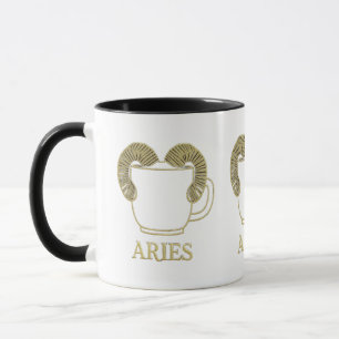 Wagemutiger Aries Sternzeichen-Mug Tasse