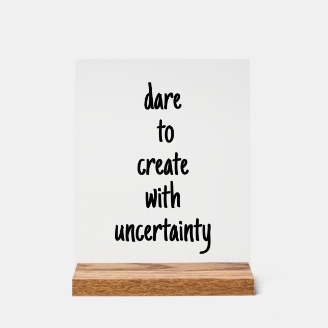 wagen, ein akrales Zeichen zu erstellen Acrylschild (Vorderseite)