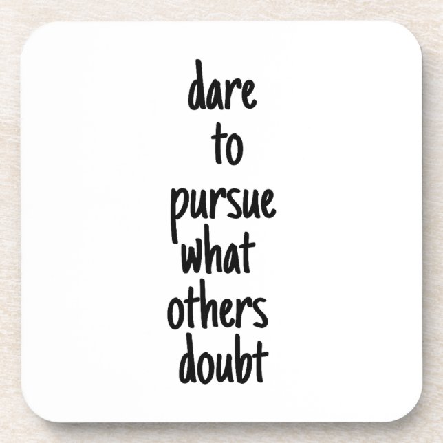 wagen, harten Kunststoff-Untersetzer zu verfolgen Getränkeuntersetzer (Vorderseite)