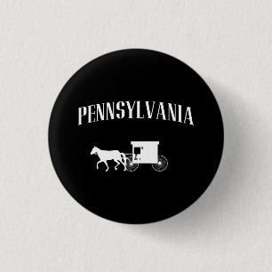 Wagen Pennsylvanias Amische Button