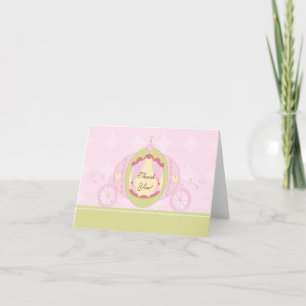 Wagen Prinzessin-Thank You Note Sweet Dankeskarte