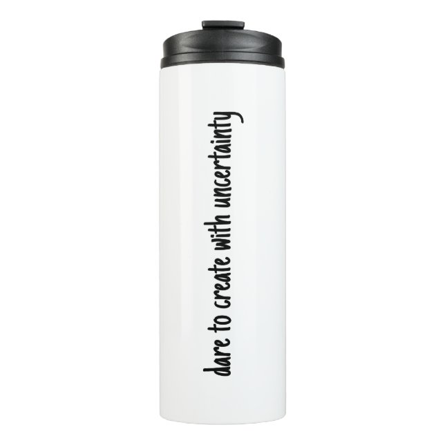 wagen Sie es, einen Wärmespeicher zu schaffen Thermosbecher (Vorderseite)