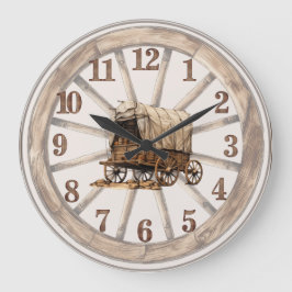 Wagenhalle mit Abdeckung der Wagenhalle 2 Große Wanduhr