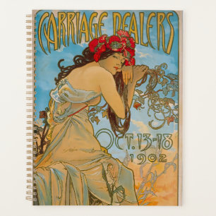 Wagenhändler von Alphonse Mucha (1902) Notizbuch Planer