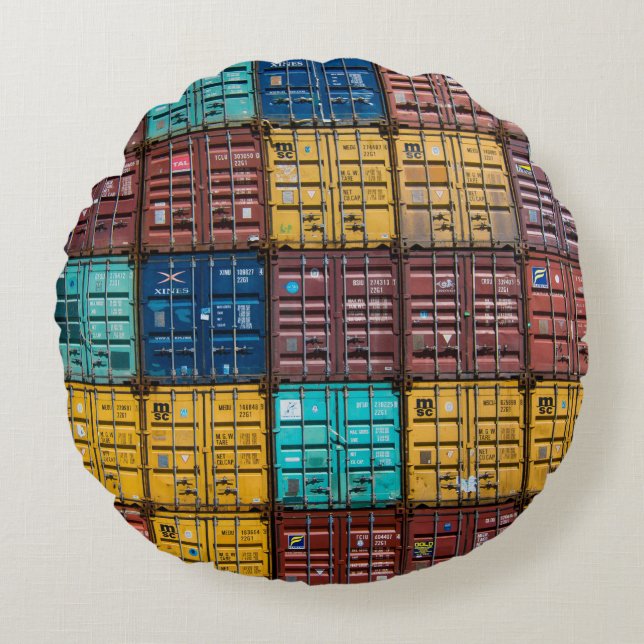 Wagenheber Rundes Kissen (Vorderseite)