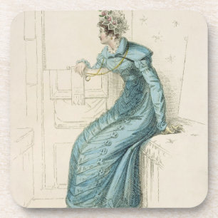 Wagenkleid, Modegeck von Ackermanns Repräsentante Untersetzer