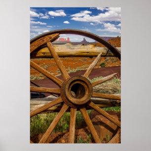 Wagenrad nah, Arizona Poster