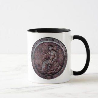 "Wagenrad" Penny-Tasse mit 1797 Briten Tasse