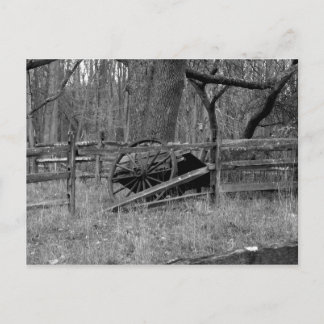 Wagenrad Postkarte