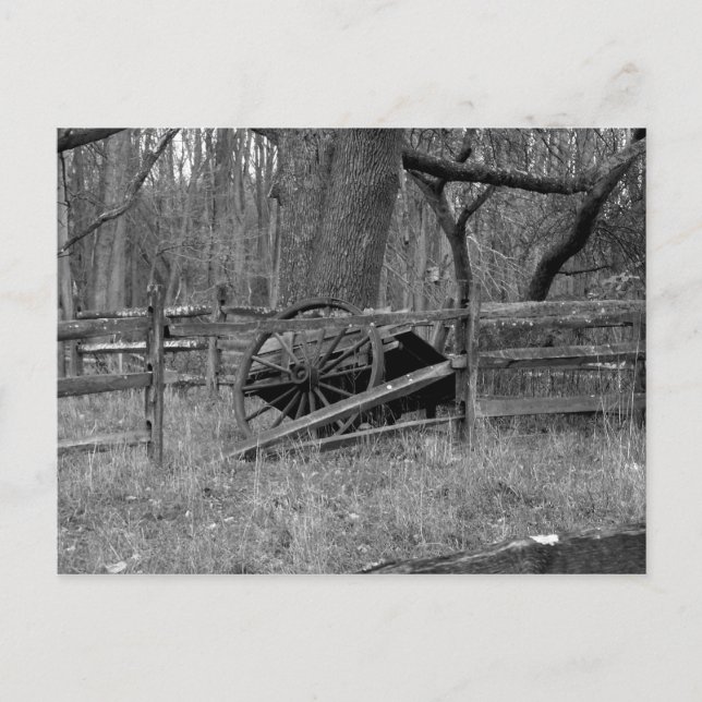 Wagenrad Postkarte (Vorderseite)