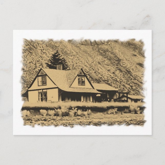 Wagenspaltbahnhof Postkarte (Vorderseite)