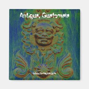 Wagentür, Antigua, Guatemala (Solarized) Magnet