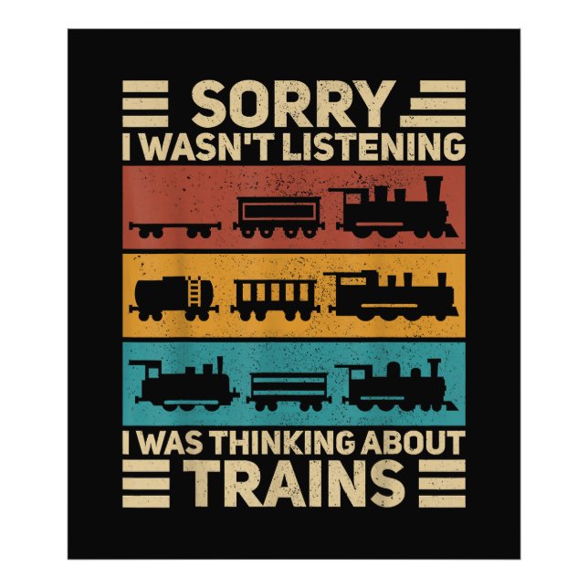 Wagenüberzug Modell Eisenbahnführer F Fotodruck (Vorne)