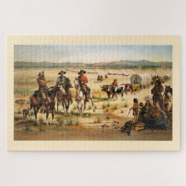 Wagenzug Puzzle (Horizontal)