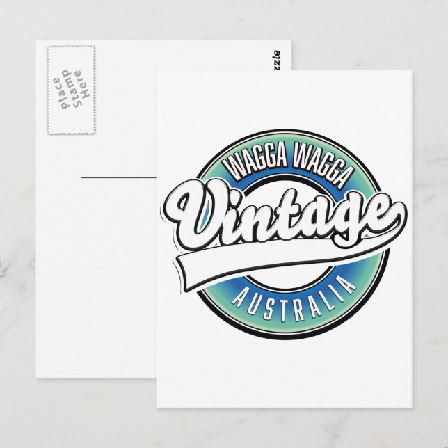 Wagga Wagga australia. Postkarte (Vorne/Hinten)