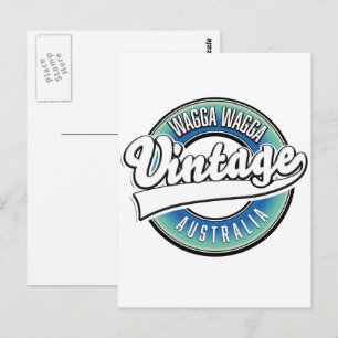 Wagga Wagga Australien. Postkarte