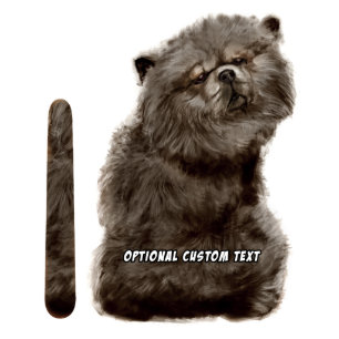 Wagging Wischer-schwarzer Chow-Chow
