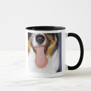 Wagging Zunge des Collien Tasse