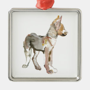 Waggle Silbernes Ornament