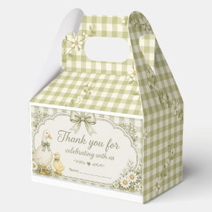 Wagle in das Staunen  Salbei-Grün Favor Box Geschenkschachtel