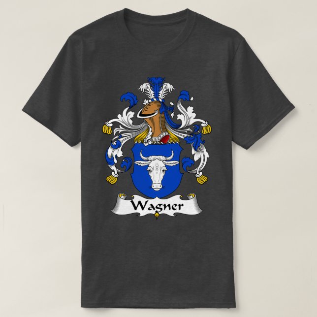 Wagner Coat of Arms Family Crest 1  T-Shirt (Design vorne)