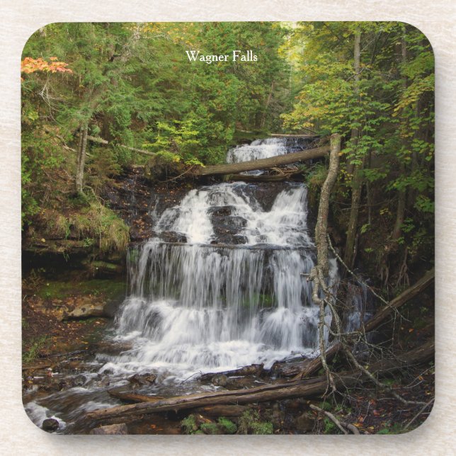 Wagner Falls Kunststoff-Untersetzer Getränkeuntersetzer (Vorderseite)