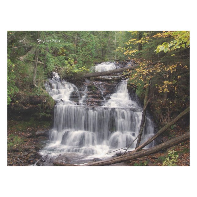 Wagner Falls Tischdecke (Vorderseite (Horizontal))
