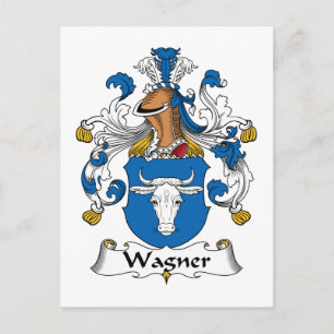Wagner-Familienwappen Postkarte