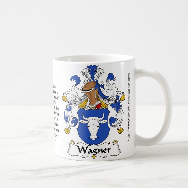 Wagner Familienwappen-Tasse Kaffeetasse (Rechts)