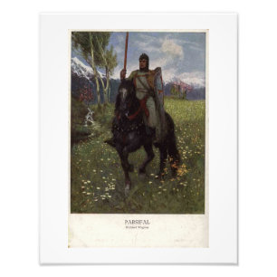 Wagner Opera Parsifal Vintag Style Fotodruck