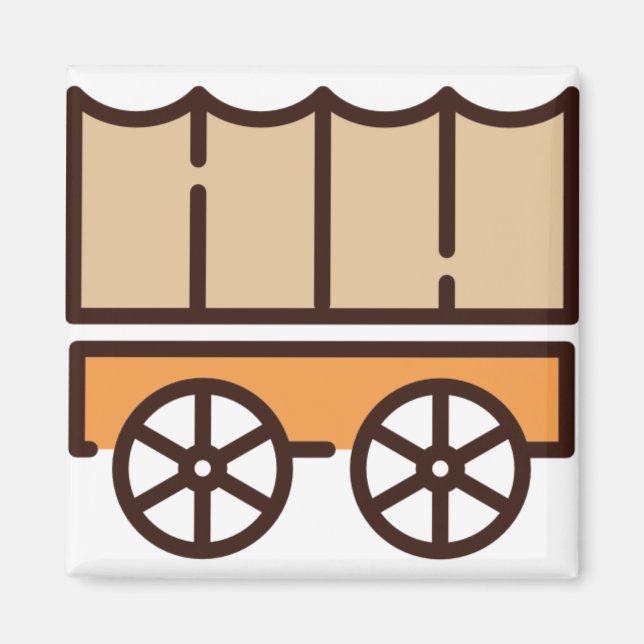 Wagon Cart Magnet (Vorne)