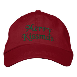 WagsToWish_Merry Kissmas Bestickte Kappe