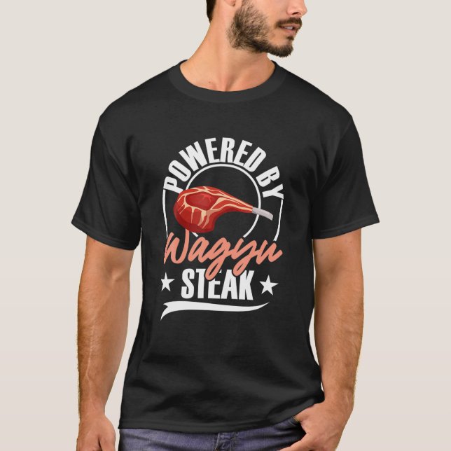 Wagyu Beef GRILLEN Steak Grill Fleisch rauchen Bar T-Shirt (Vorderseite)