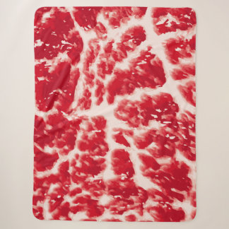 Wagyu-Rindfleisch-Plüschdecke Sherpadecke