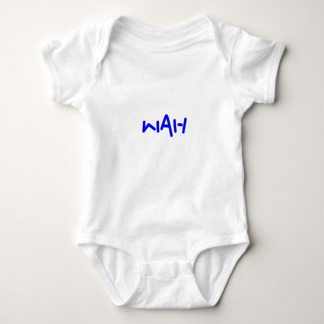 Wah Baby-Shirt Baby Strampler (Vorderseite)