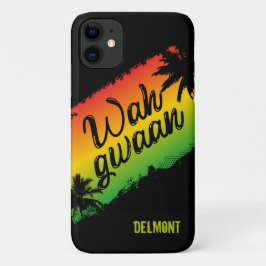 Wah Gwaan Jamaican Rasta Patois Black Case-Mate iPhone Hülle
