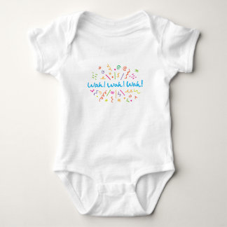 Wah Wah Wah One-Piece Baby Strampler