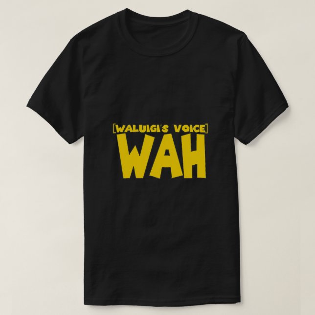 Wah Waluigi Voice Essential T-Shirt (Design vorne)