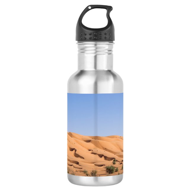 Wahiba Sands Wüste - Oman Edelstahlflasche (Vorderseite)