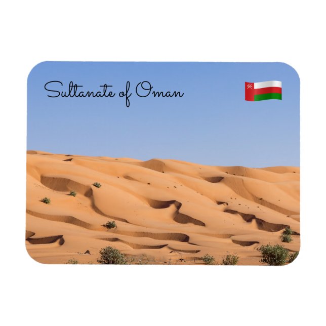 Wahiba Sands Wüste - Oman Magnet (Horizontal)