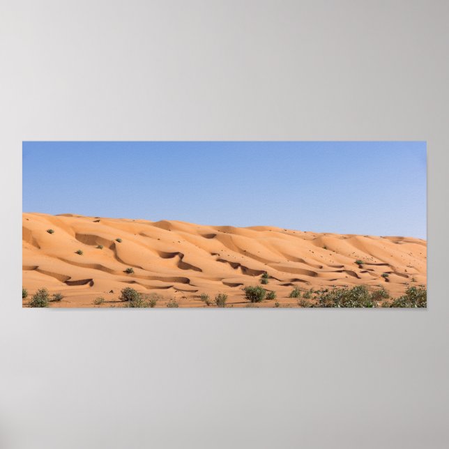 Wahiba Sands Wüste - Oman Poster (Vorne)